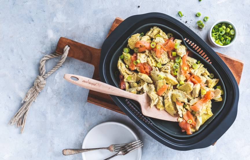 Rührei mit Lachs im Monsieur Cuisine ZauberMix