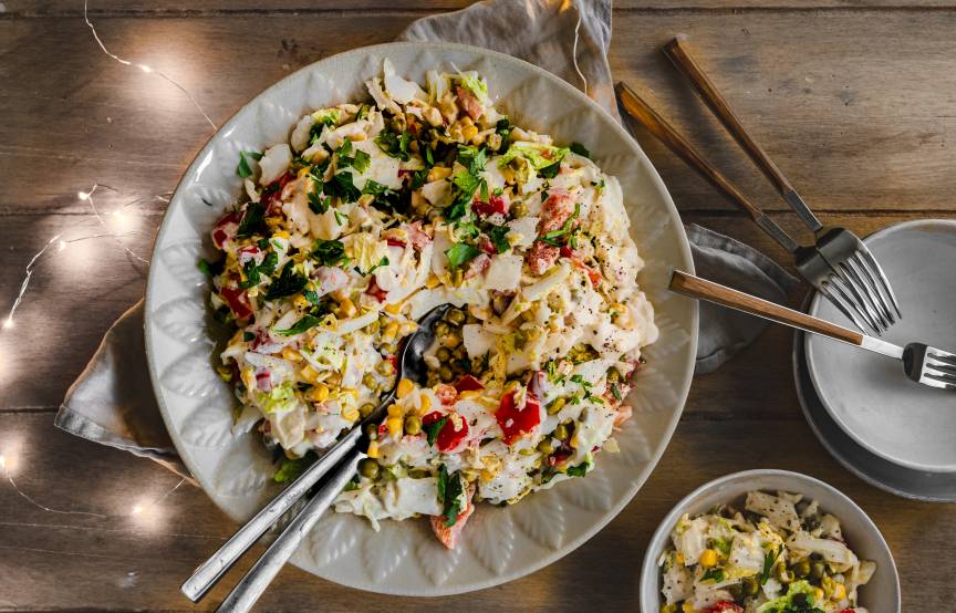 Übernacht-Salat aus dem Monsieur Cuisine | ZauberMix Club Übernacht-Salat aus dem Monsieur Cuisine | ZauberMix Club