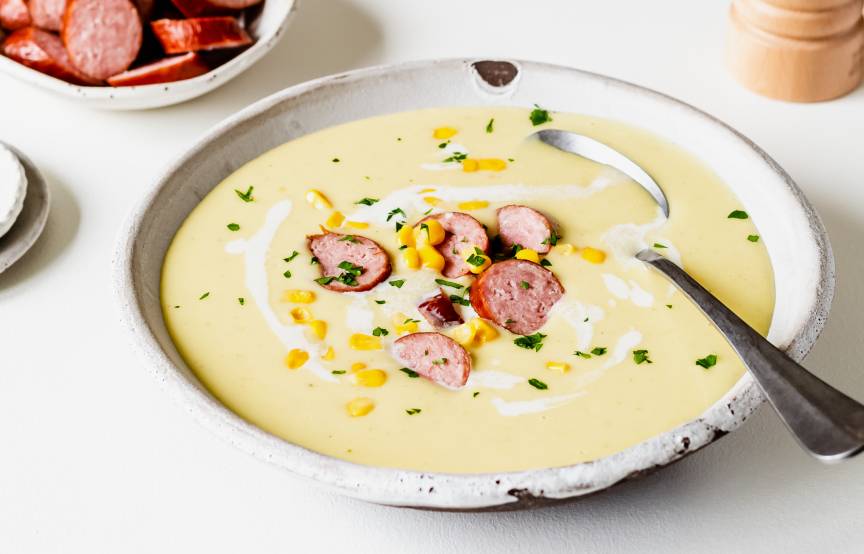 KartoffelMaisSuppe aus dem Monsieur Cuisine ZauberMix