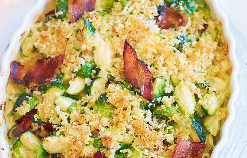 Rosenkohlauflauf mit Speck mit dem Monsieur Cuisine | ZauberMix