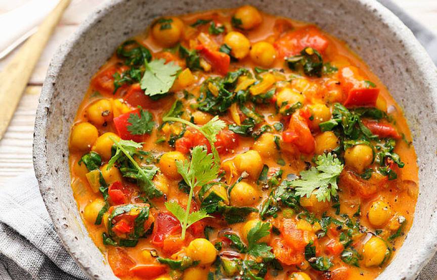 Veganes Kichererbsencurry aus dem Monsieur Cuisine | ZauberMix