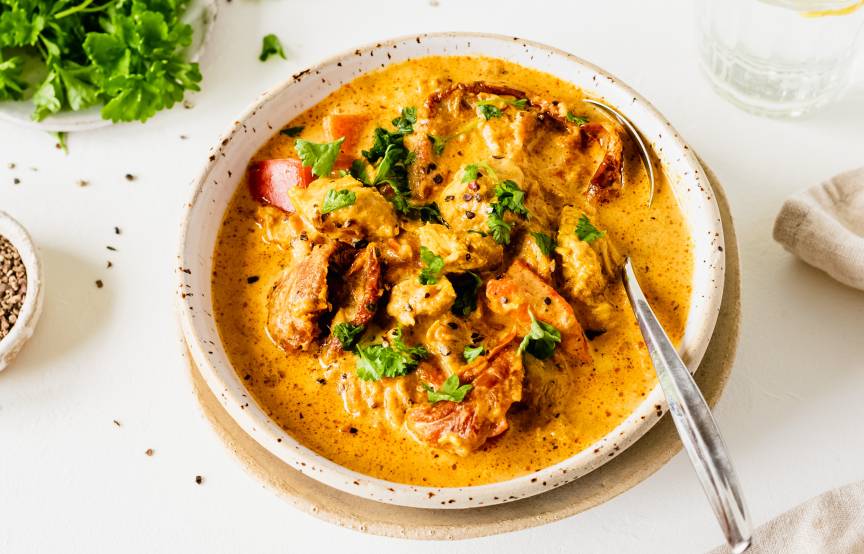 Cremige Hähnchen-Käse-Suppe aus dem Monsieur Cuisine | ZauberMix