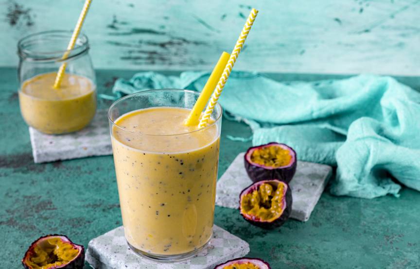 Maracujashake aus dem Monsieur Cuisine ZauberMix