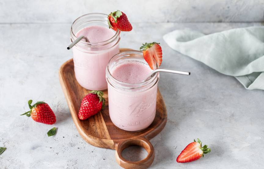 Erdbeermilch mit dem Monsieur Cuisine | ZauberMix