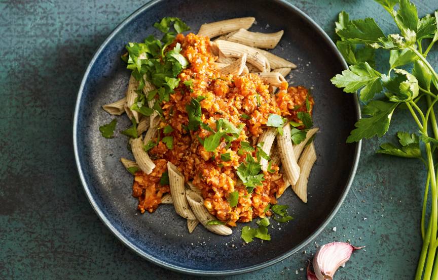 Blumenkohl-Bolo mit Pasta | ZauberMix