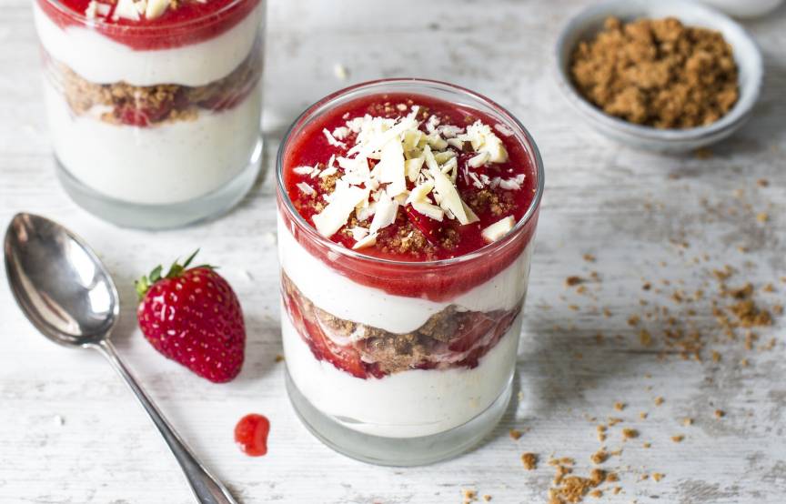 Erdbeer-Quark-Schichtspeise | ZauberMix