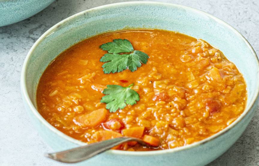 Rote-Linsen-Kokos-Suppe | ZauberMix Club Rote-Linsen-Kokos-Suppe | ZauberMix Club