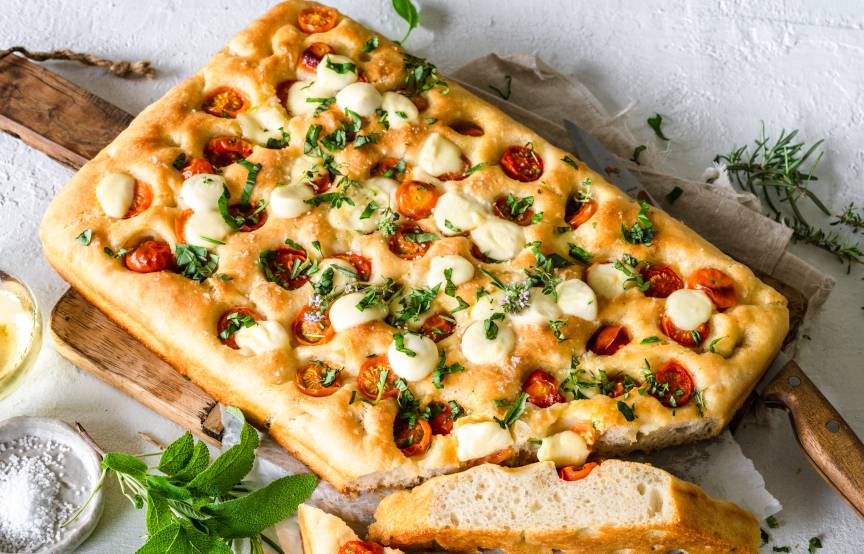 Focaccia Tomate-Mozzarella mit dem Monsieur Cuisine | ZauberMix