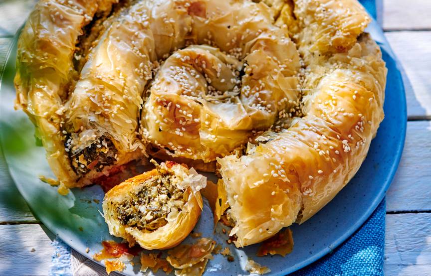 Herzhafter Spinatkuchen mit dem Monsieur Cuisine | ZauberMix