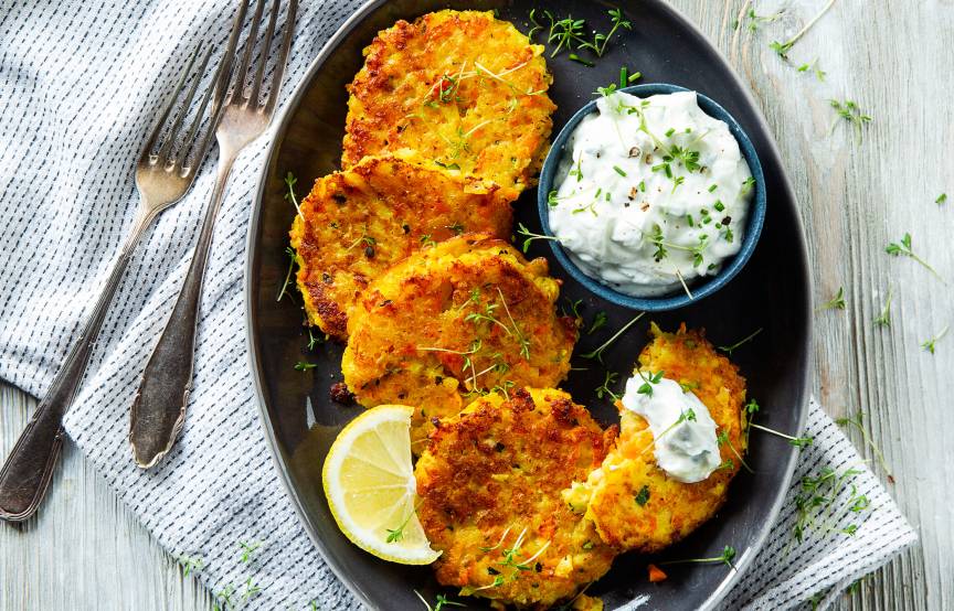 Gemüse-Kartoffelpuffer mit dem Monsieur Cuisine | ZauberMix