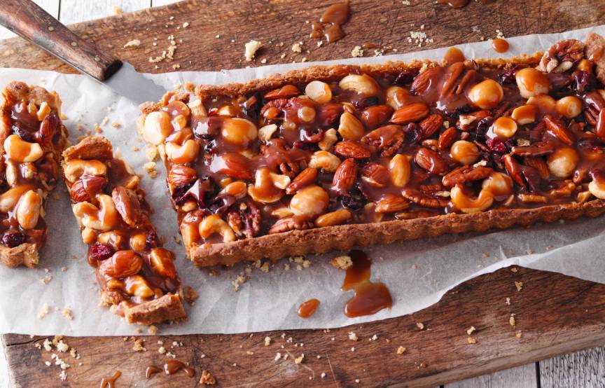 Nuss-Karamell-Tarte mit dem Monsieur Cuisine | ZauberMix