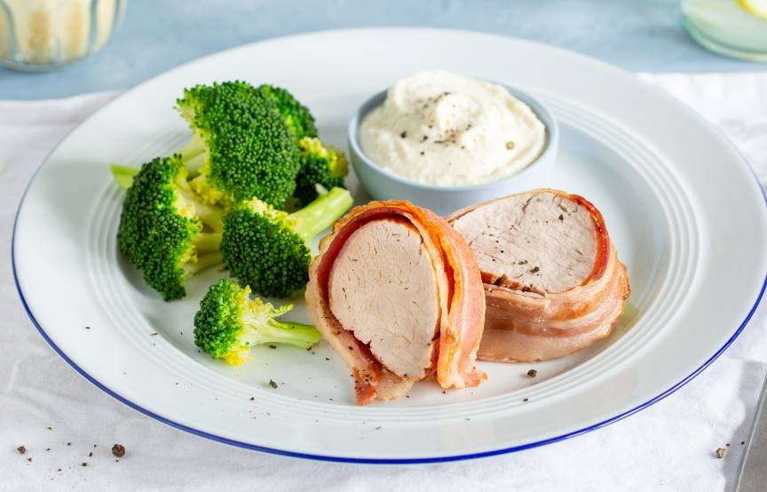 Bacon-Schweinefilet mit Brokkoli | ZauberMix