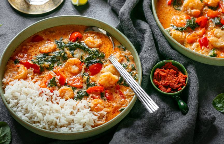 Garnelencurry mit wenigen Zutaten | ZauberMix