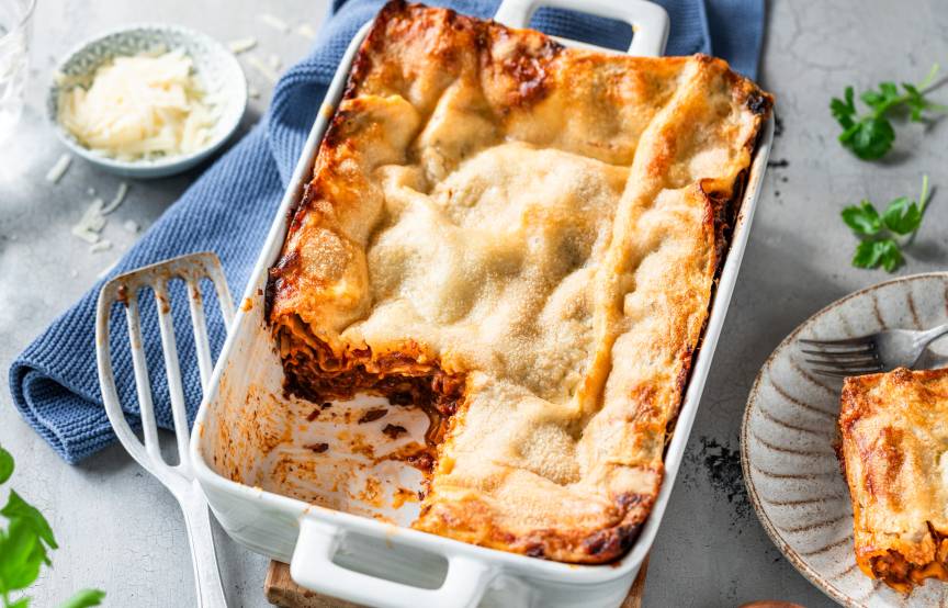 Lasagne mit Pilz-Hack | ZauberMix Lasagne mit Pilz-Hack | ZauberMix