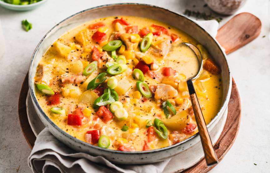 Cremige Hähnchen-Mais-Suppe | ZauberMix