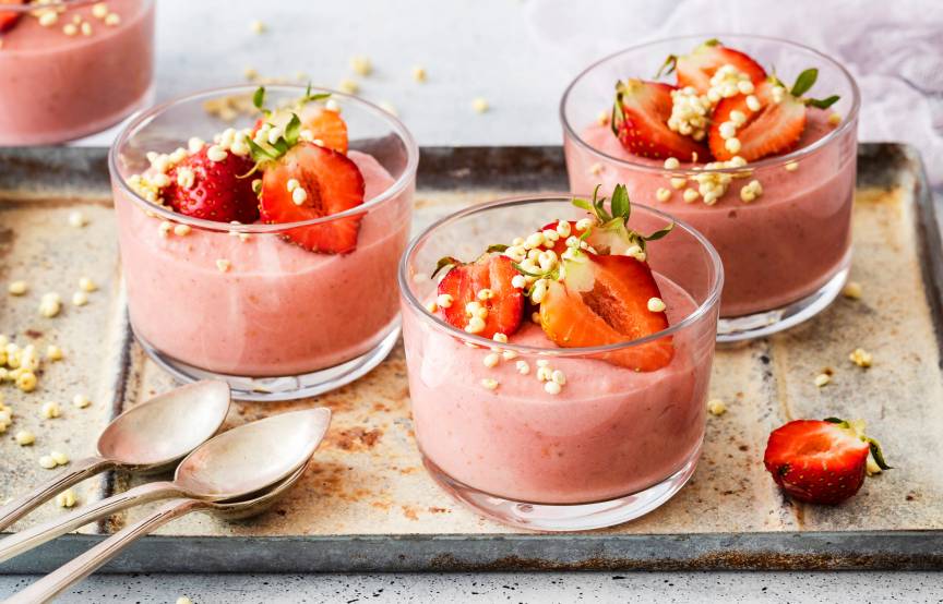 Erdbeermousse im Glas | ZauberMix