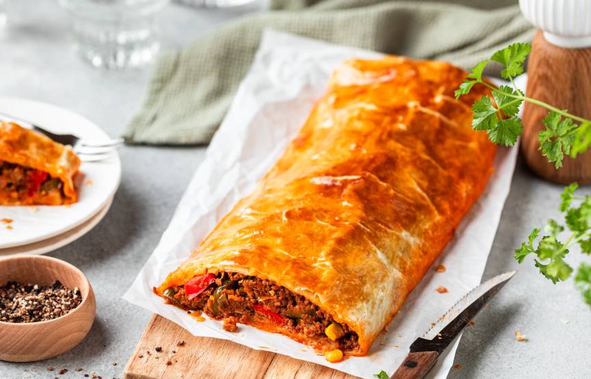 Knuspriger Hackfleisch-Strudel | ZauberMix