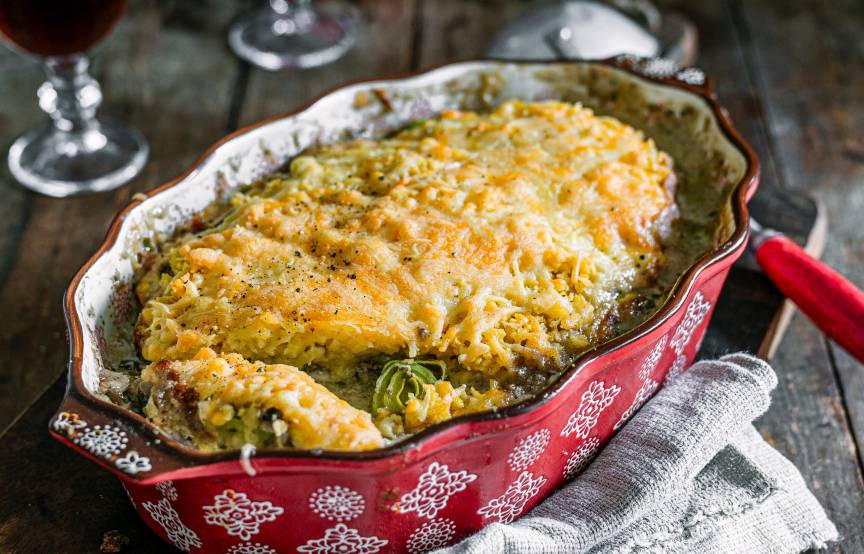 Schnitzelauflauf mit Gnocchi-Kruste | ZauberMix