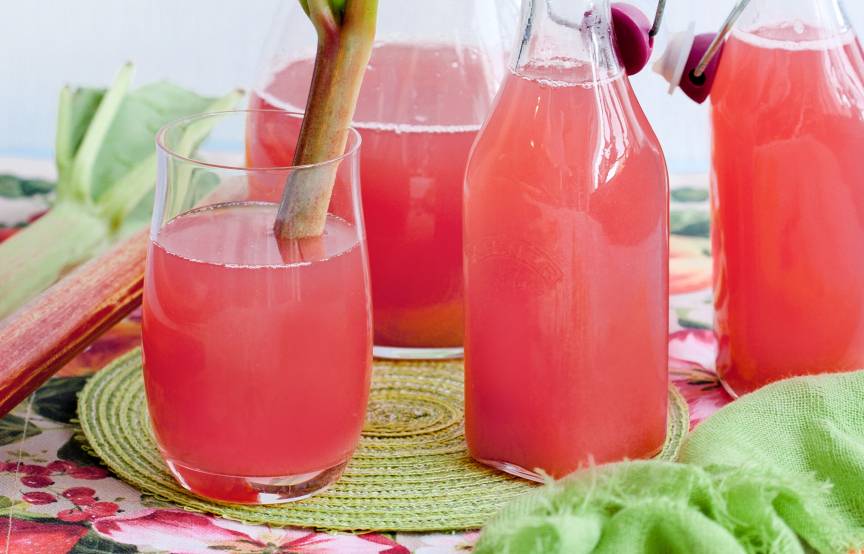 Frischer Rhabarbersaft | ZauberMix