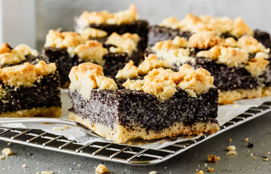 Mohnkuchen Vom Blech Mit Streuseln - Rezepte Suchen