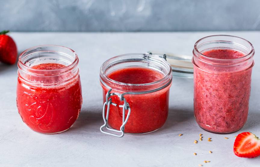Erdbeerkonfitüre ohne Zucker | ZauberMix