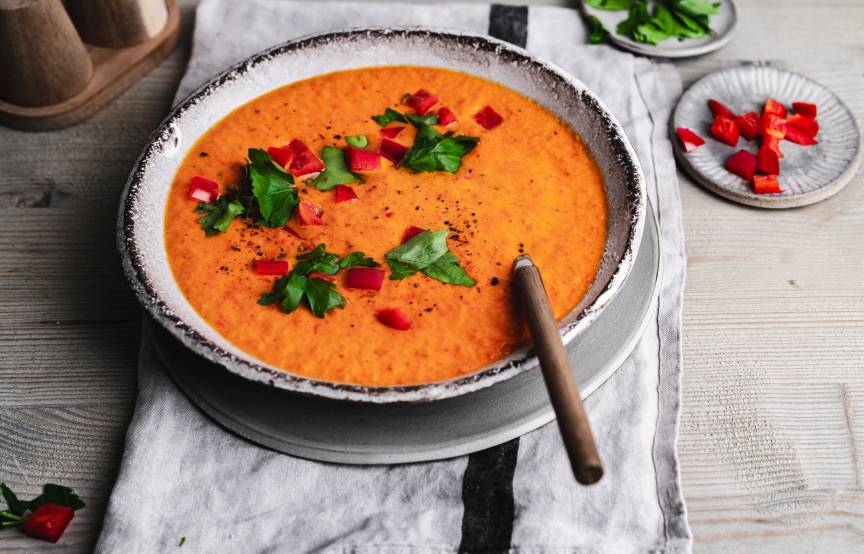 Cremige Paprikasuppe aus einfachen Zutaten | ZauberMix Club