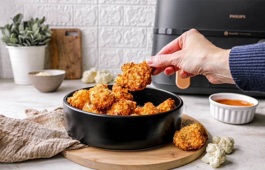 Low Fat Blumenkohl-Bites aus dem Airfryer | ZauberMix