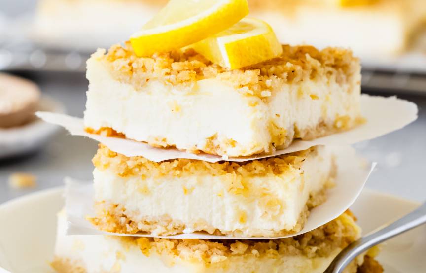 Zitronen-Cheesecake-Schnitten | ZauberMix