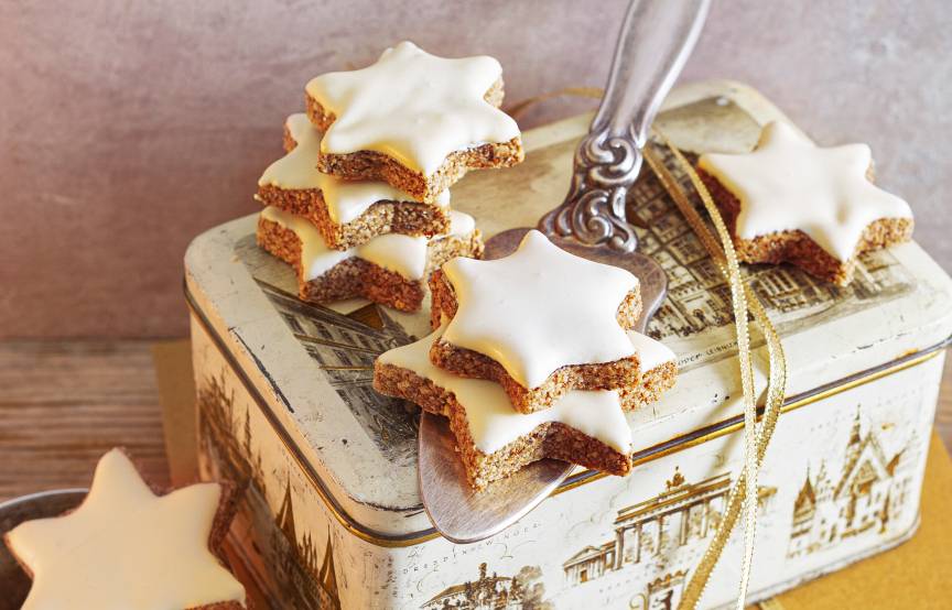 Einfache Zimtsterne aus 6 Zutaten | ZauberMix