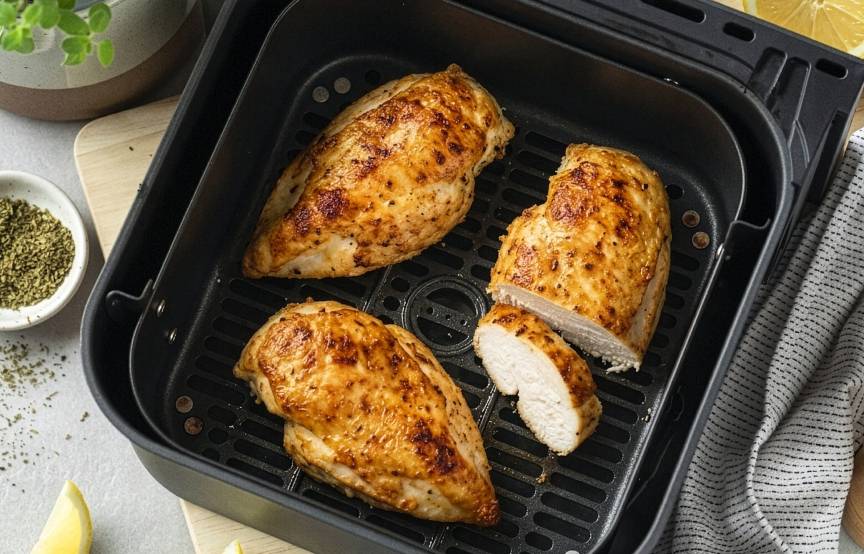 Knuspriges Hähnchen Airfryer