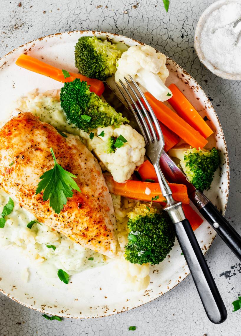 All-in-One-Hähnchen mit Reis im Monsieur Cuisine | ZauberMix
