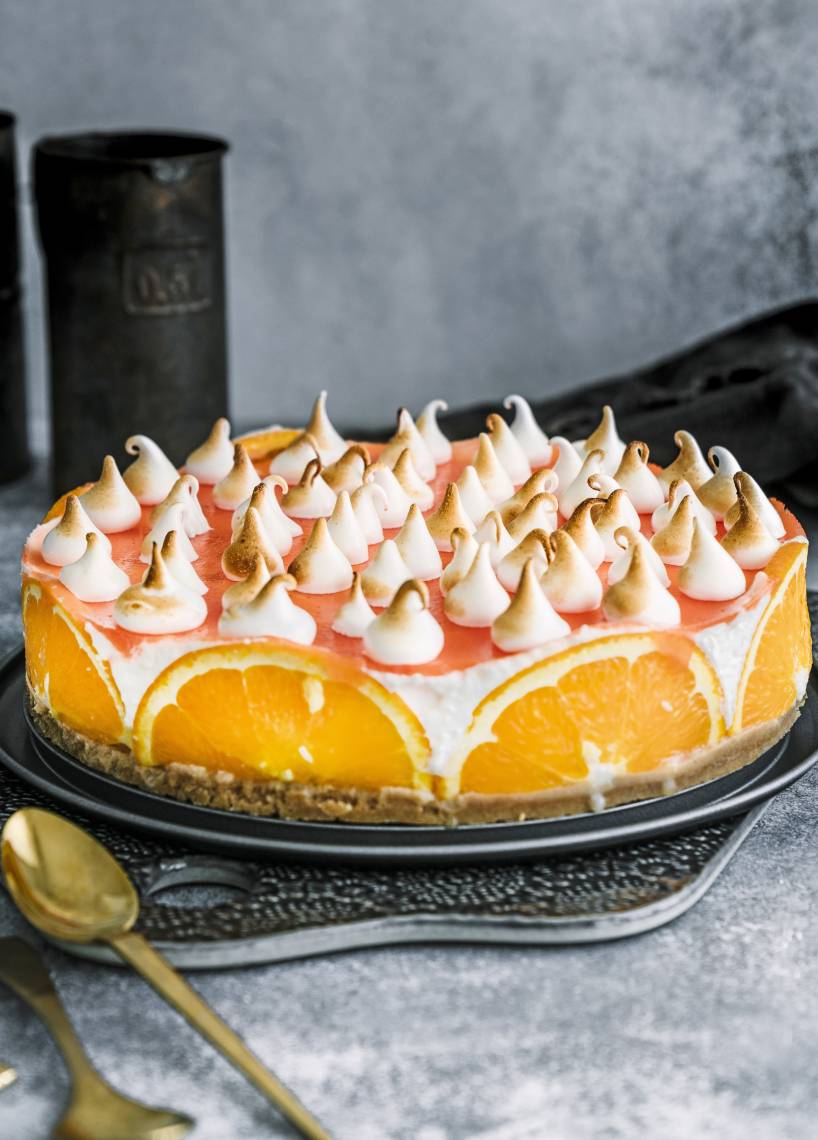 Aperol-Spritz-Torte mit Baiserhaube mit dem Monsieur Cuisine | ZauberMix Aperol-Spritz-Torte mit Baiserhaube mit dem Monsieur Cuisine | ZauberMix