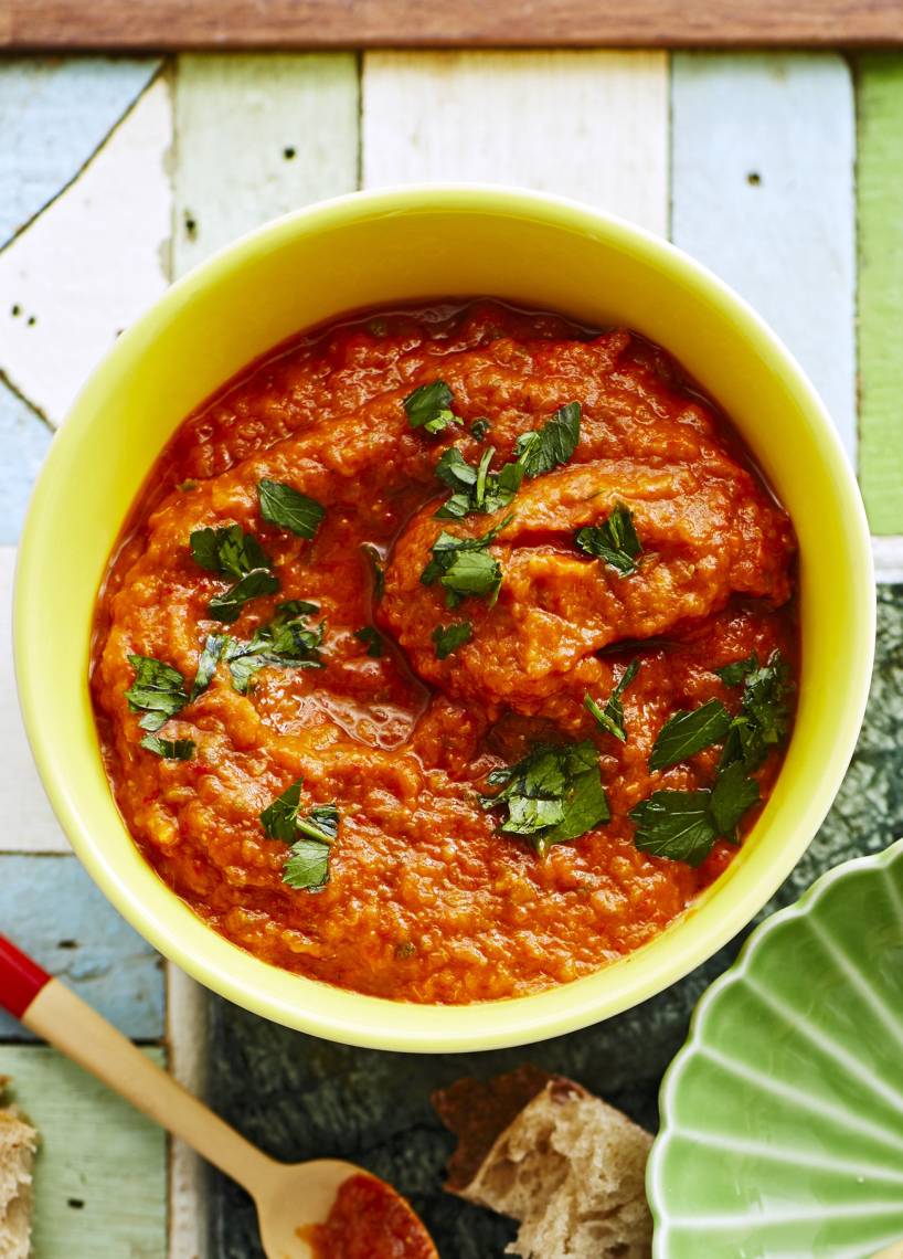 Auberginen-Paprika-Dip