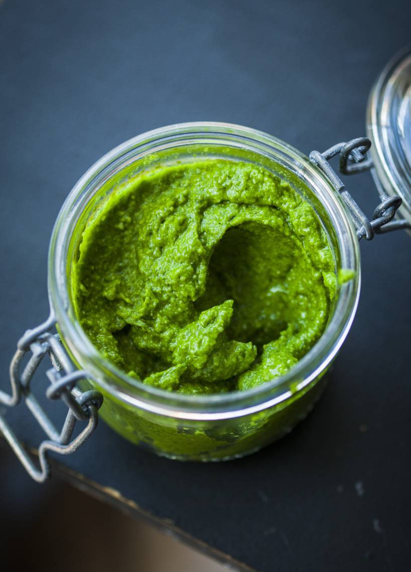 Bärlauchpesto mit Parmesan aus dem Monsieur Cuisine | ZauberMix Bärlauchpesto mit Parmesan aus dem Monsieur Cuisine | ZauberMix