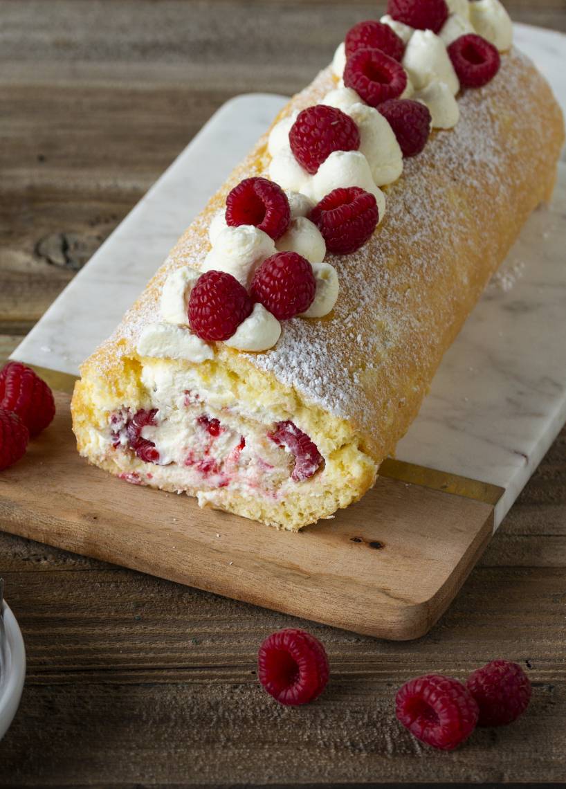 Biskuitrolle mit Mascarponecreme mit dem Monsieur Cuisine | ZauberMix