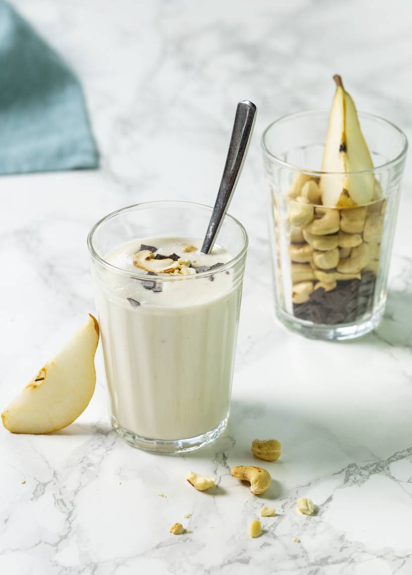 Cashew-Birnen-Shake aus dem Monsieur Cuisine | ZauberMix Cashew-Birnen-Shake aus dem Monsieur Cuisine | ZauberMix