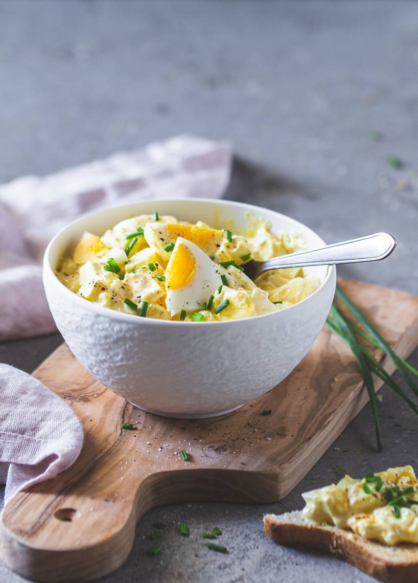 Eiersalat ohne Mayonnaise aus dem Monsieur Cuisine | ZauberMix