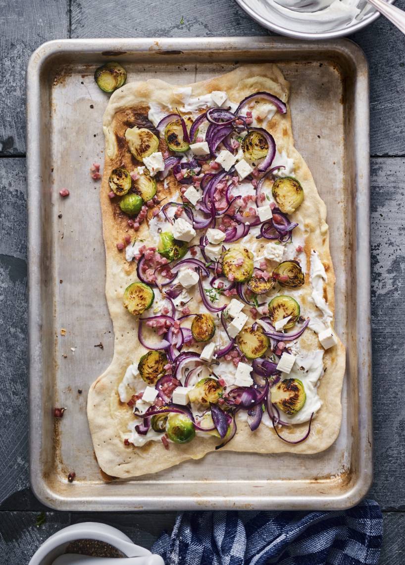 Flammkuchen ohne Hefe mit dem Monsieur Cuisine | ZauberMix Flammkuchen ohne Hefe mit dem Monsieur Cuisine | ZauberMix