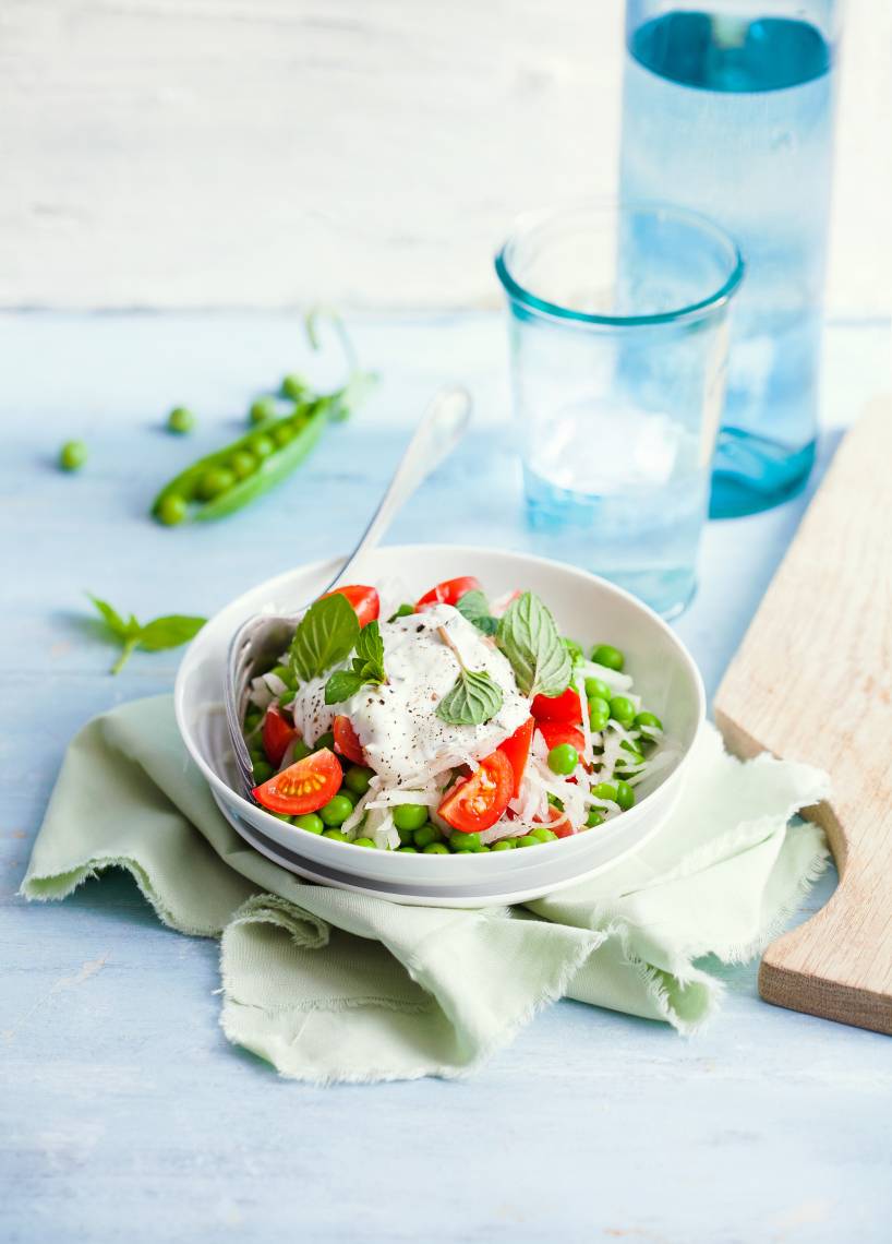 Schneller Joghurt Erbsensalat Im Monsieur Cuisine ZauberMix Club Schneller Joghurt Erbsensalat Im Monsieur Cuisine ZauberMix Club