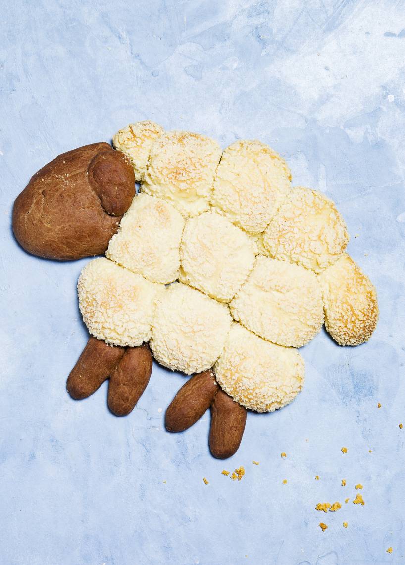 Fluffige Osterlämmchen