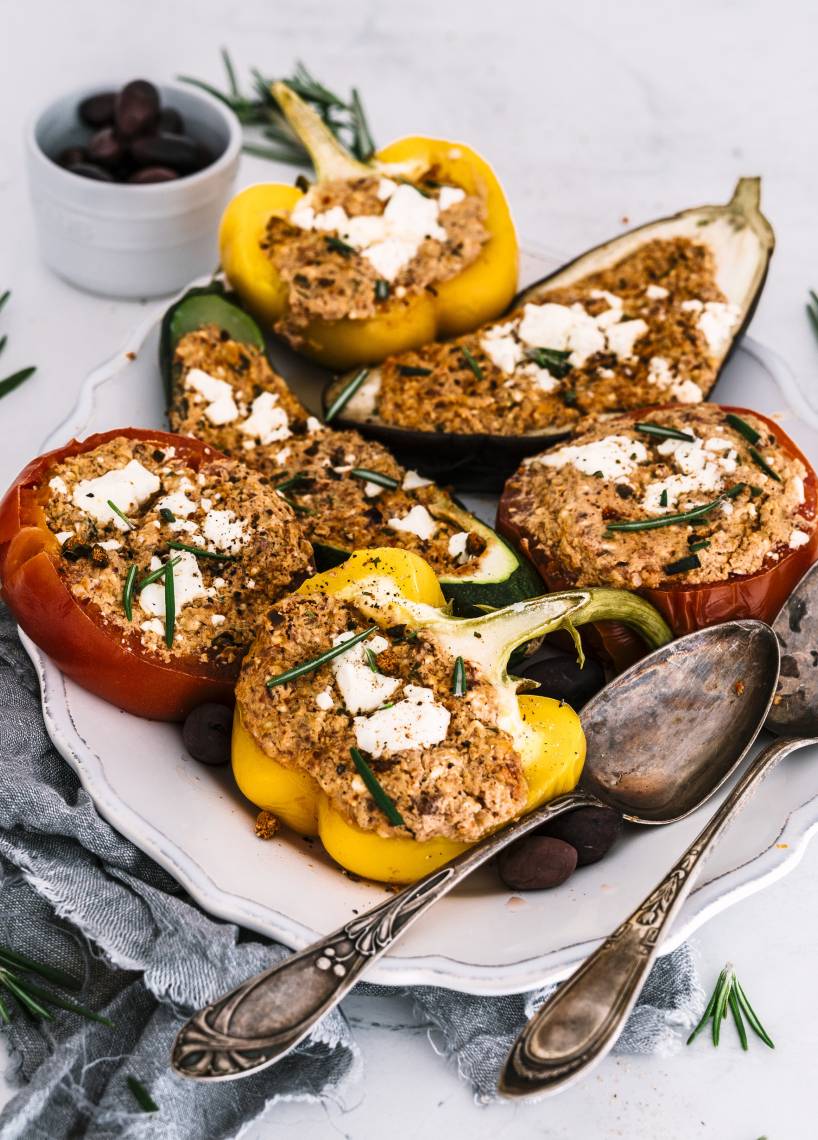 Gefülltes Gemüse mit Feta