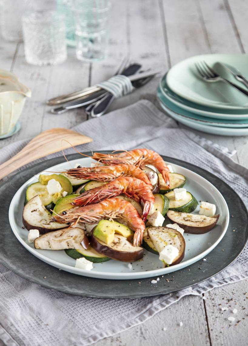 Gegartes Gemüse mit Garnelen aus dem Monsieur Cuisine | ZauberMix Gegartes Gemüse mit Garnelen aus dem Monsieur Cuisine | ZauberMix