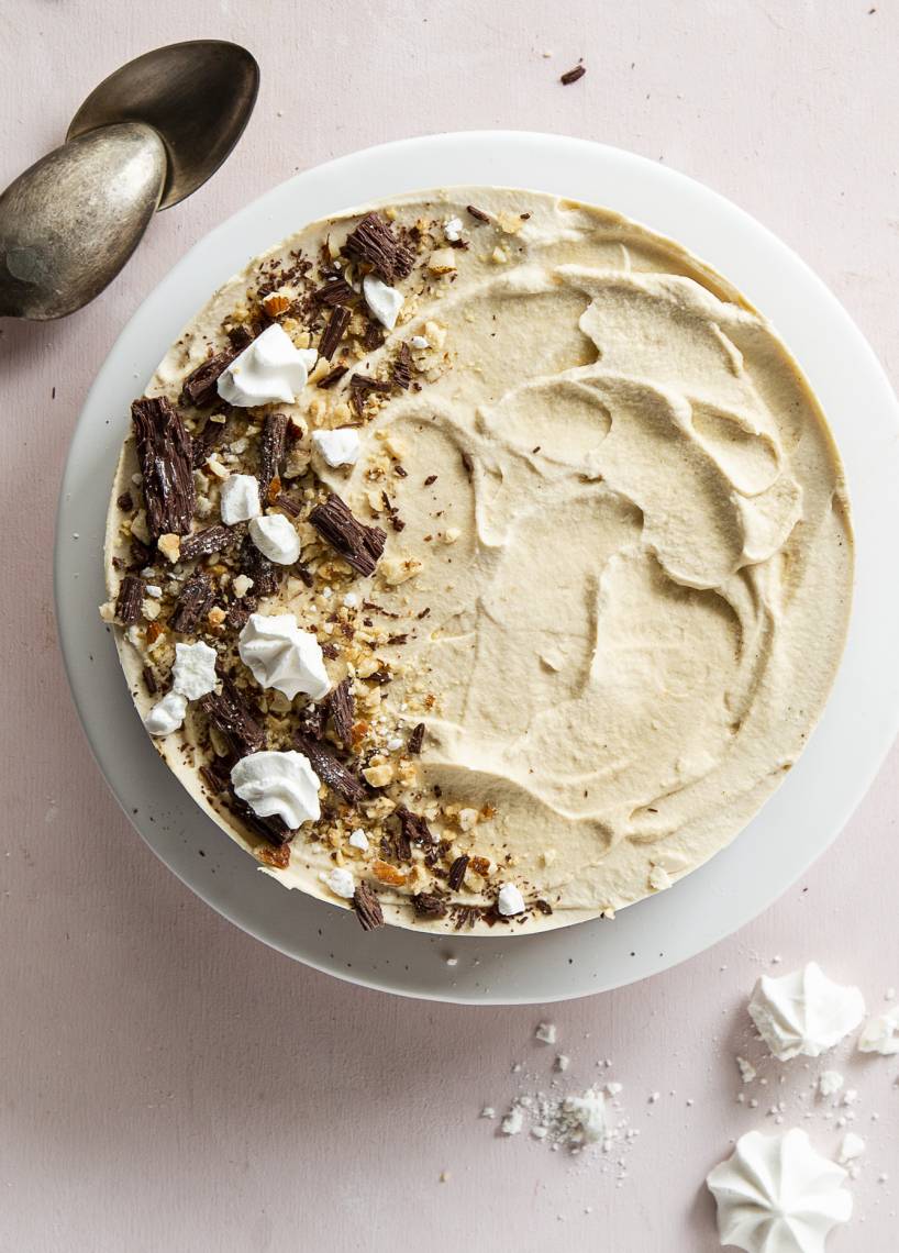 Gekühlte Sahne-Espressotorte