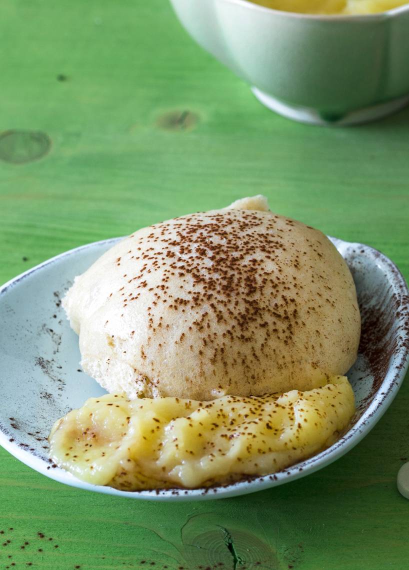 Germknödel mit Apfelmus aus dem Monsieur Cuisine | ZauberMix