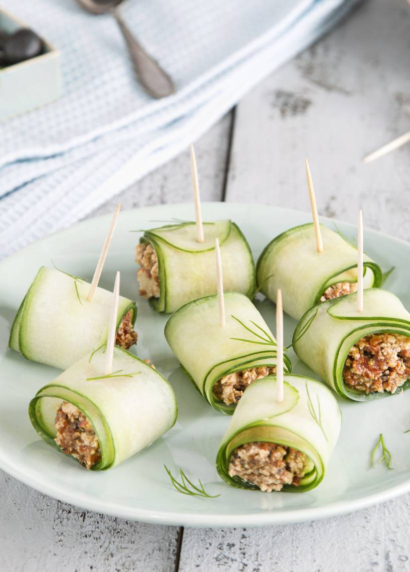 Gurken-Tofu-Röllchen