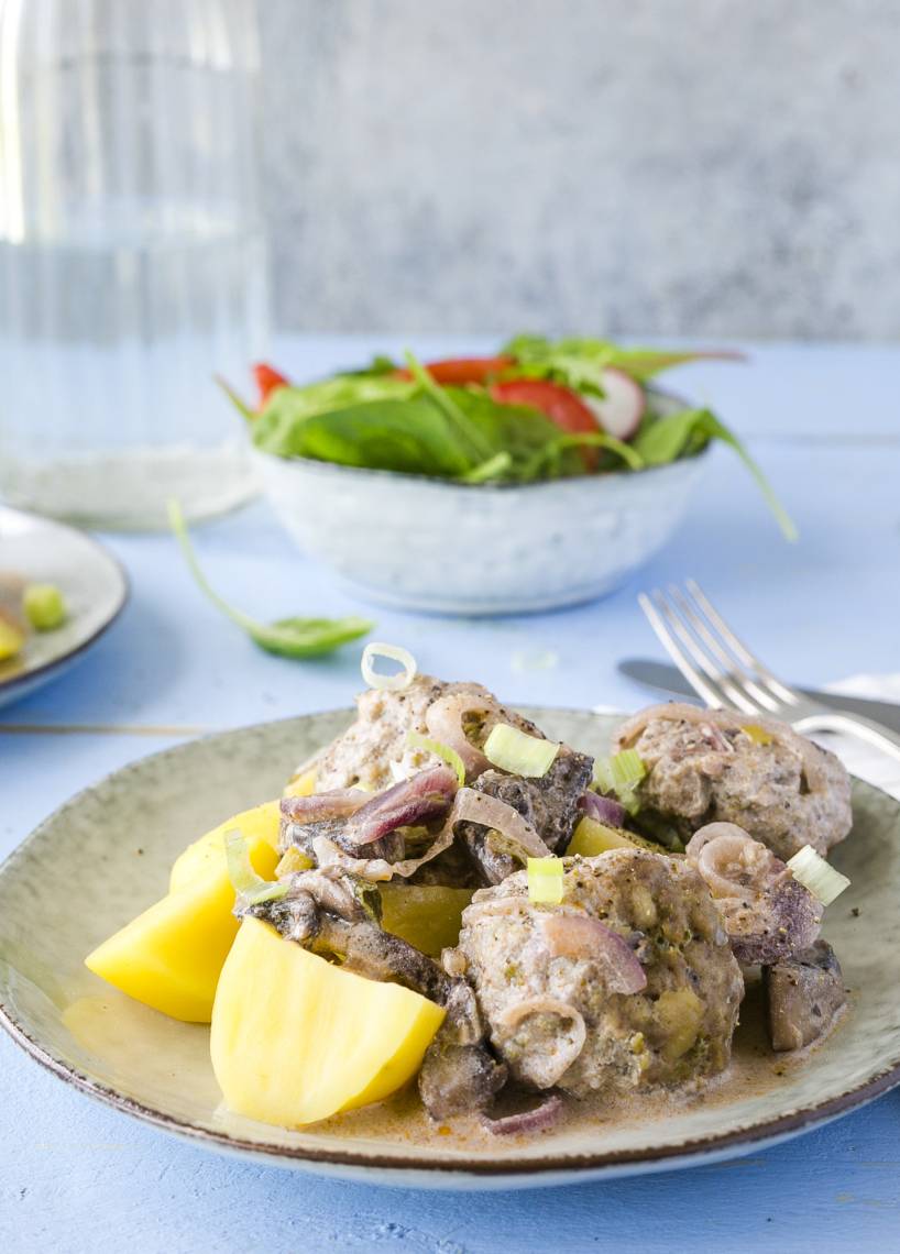 Hackbällchen Stroganoff aus dem Monsieur Cuisine | ZauberMix