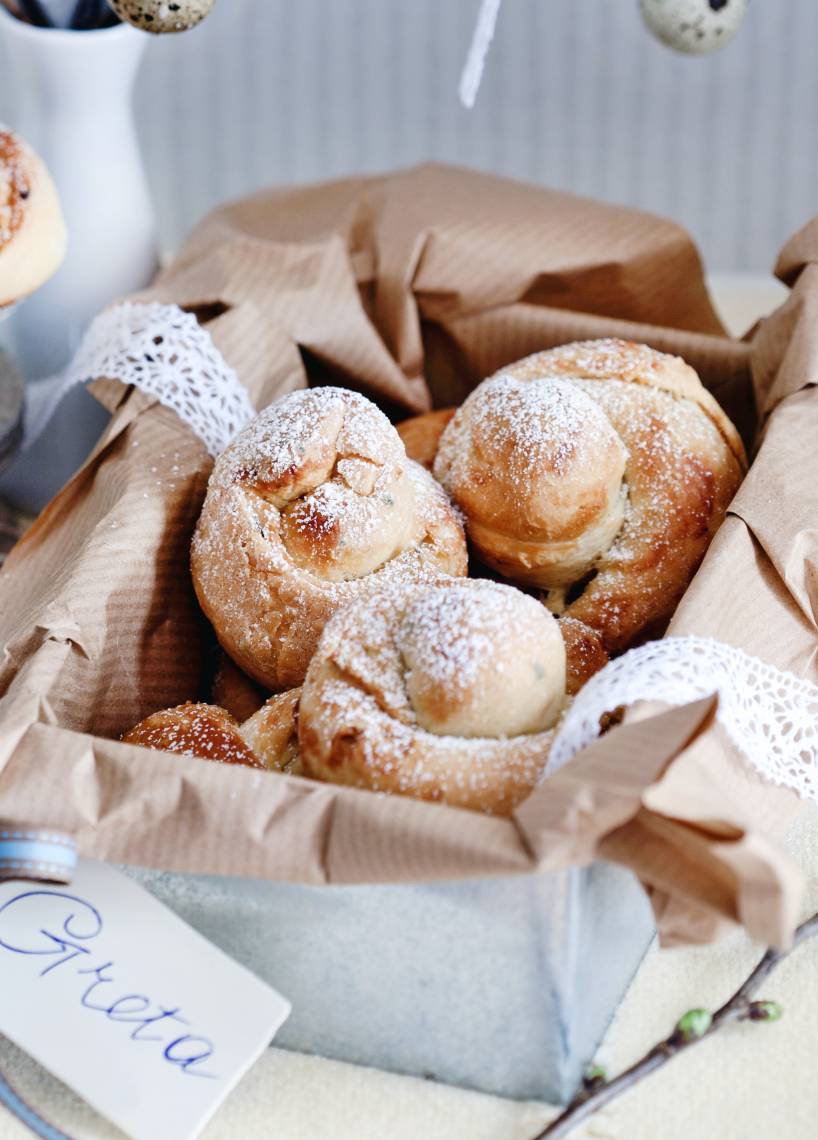 Hefeschnecken mit Rosmarin