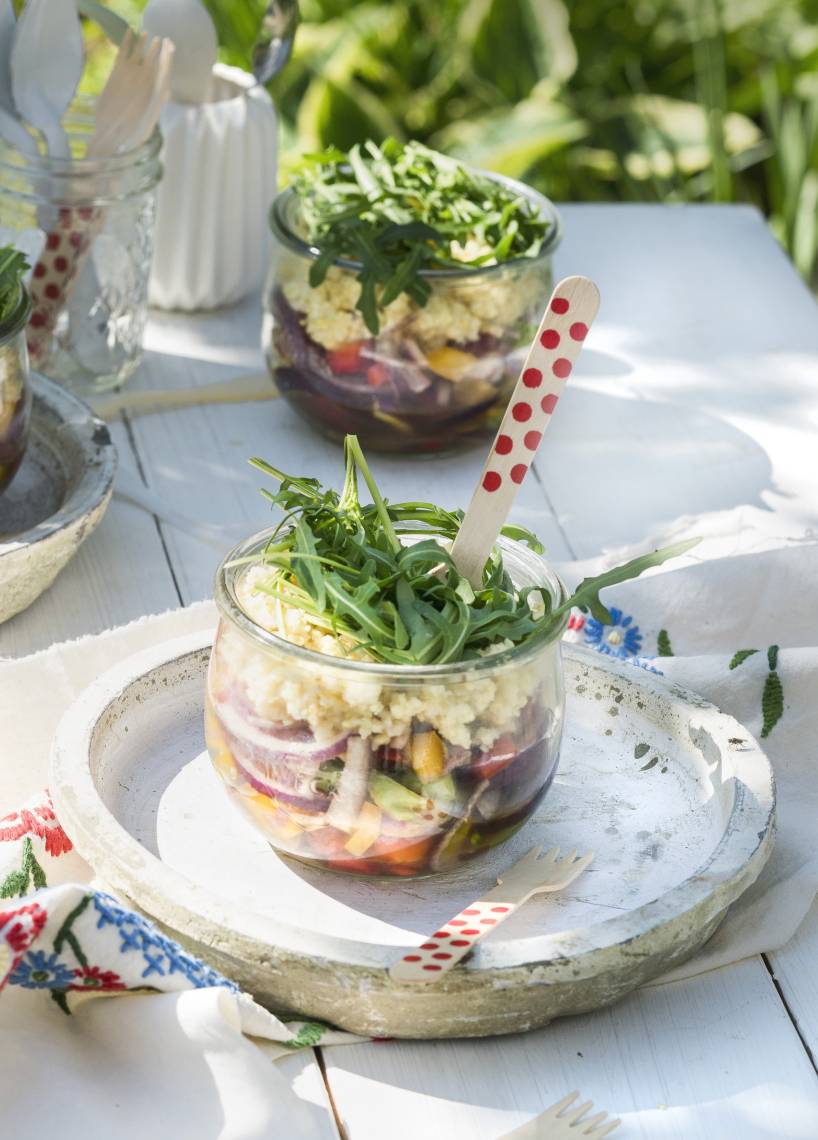 Paprika-Hirsesalat im Monsieur Cuisine | ZauberMix Paprika-Hirsesalat im Monsieur Cuisine | ZauberMix