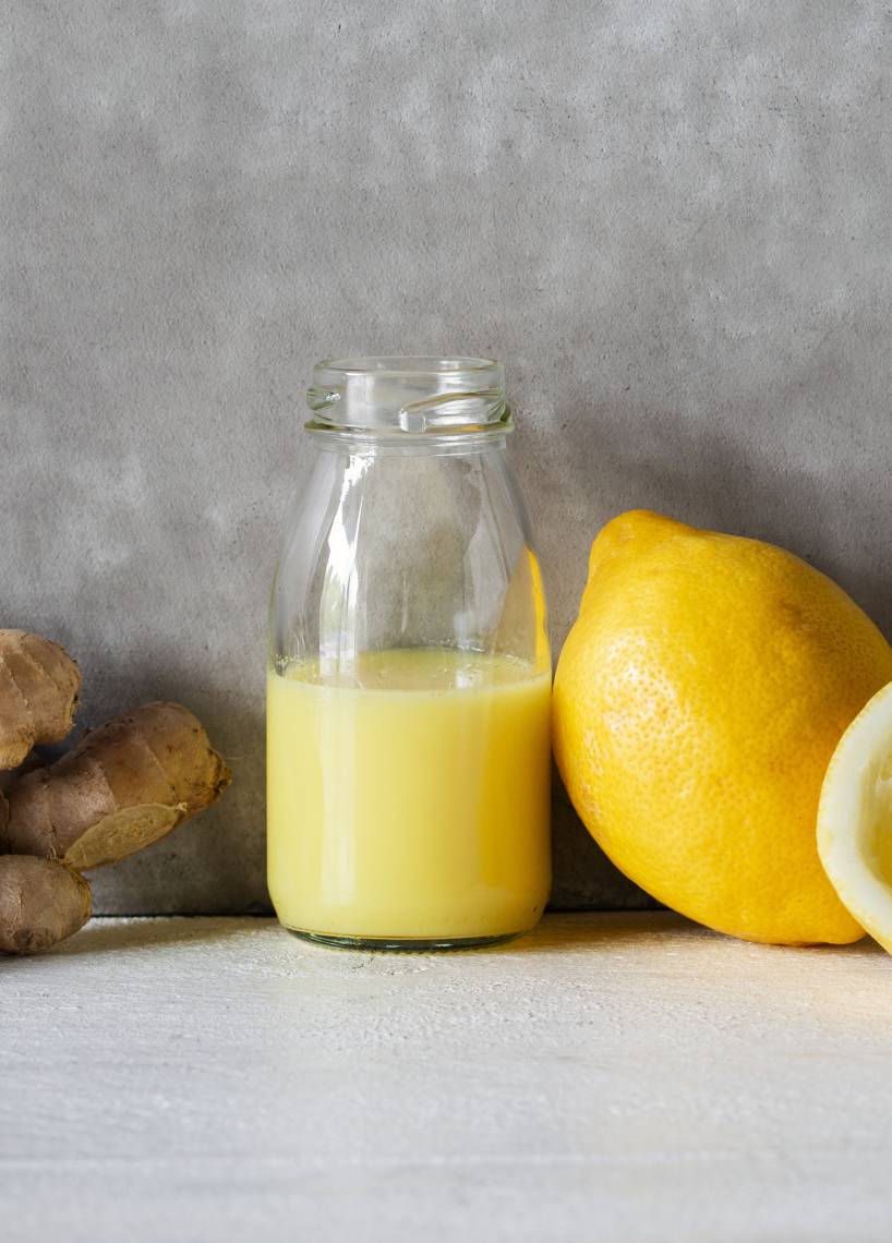 Ingwer-Zitrone-Shot im Monsieur Cuisine | ZauberMix Ingwer-Zitrone-Shot im Monsieur Cuisine | ZauberMix