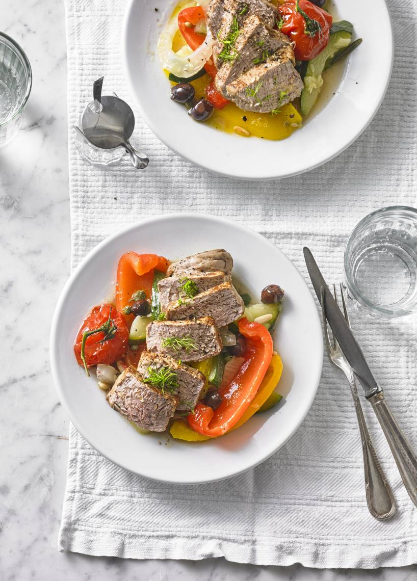 Kalbsfilet mit Gemüse aus dem Monsieur Cuisine | ZauberMix Kalbsfilet mit Gemüse aus dem Monsieur Cuisine | ZauberMix